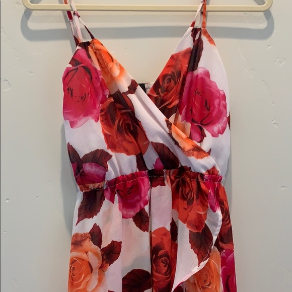 2B Bebe Dresses & Skirts - Hi Lo high low rose dress